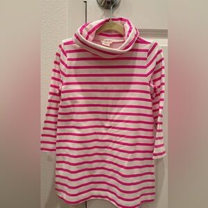 NWT Crewcuts toddler dress in 2T, striped pink and white
